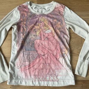 Disney store sleeping beauty Aurora long sleeve tee